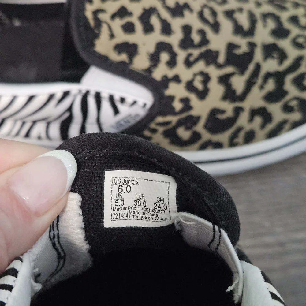 Vans Animal Mix (Cheetah & Zebra) Slip-On‎ Shoes